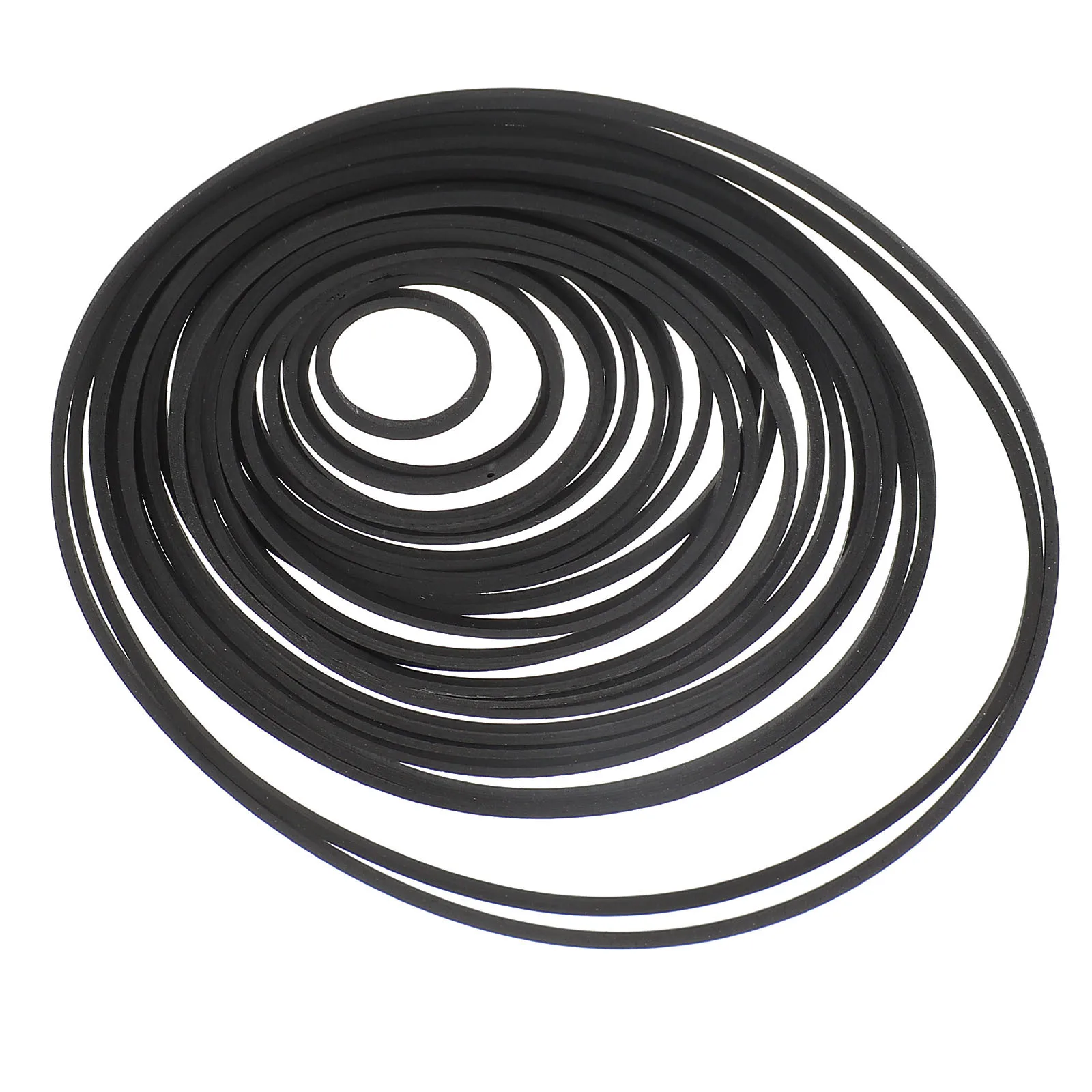 Cassette Recorder Rubber Belt Durable Soft Noise Reduction Turntable Speed Restoration Replacement for Video Machine Dvd Drive