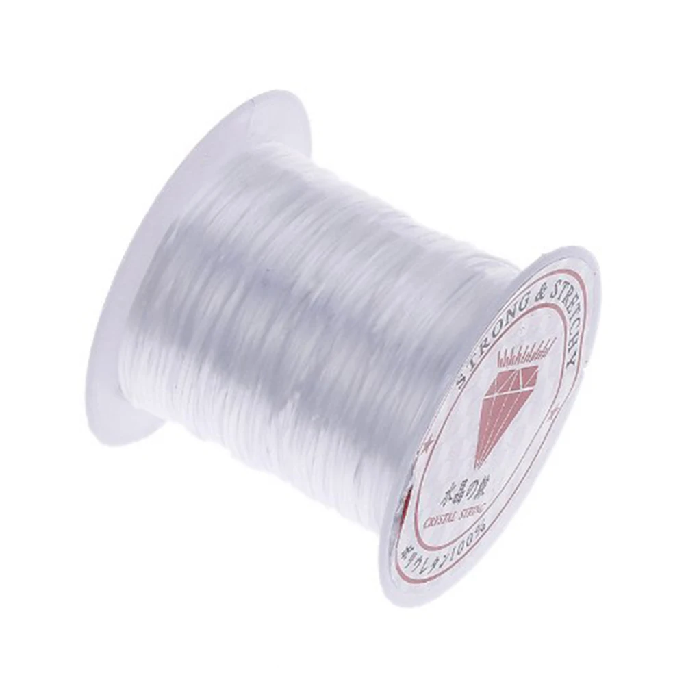 

10M Water-Resistant Nylon Transparent Crystal Inelastic Thread Wire for Bracelet Necklace Jewelry Beading Coil Beading Wire