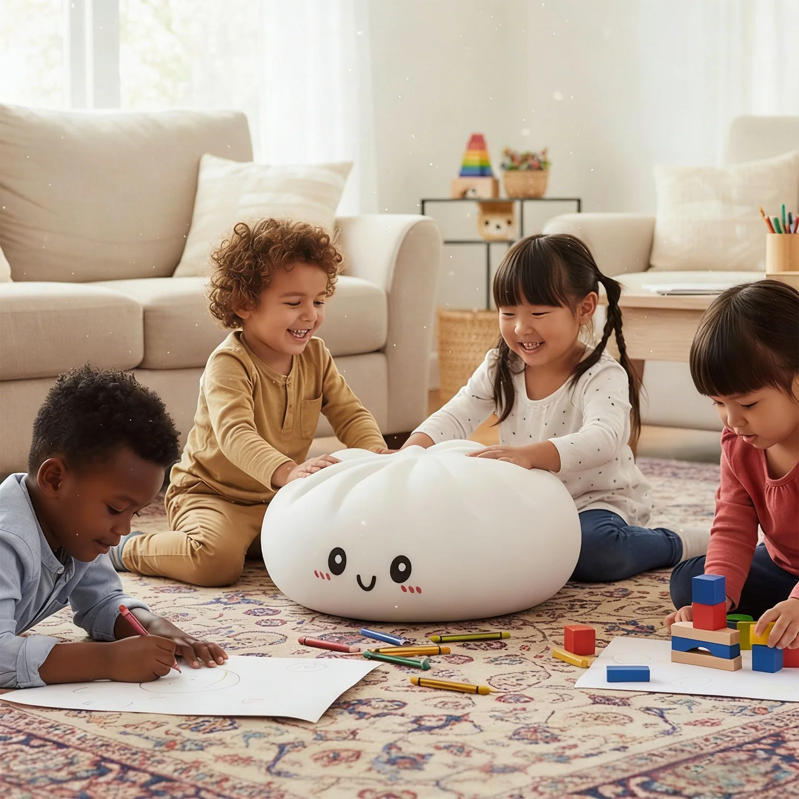 Mainan Squishy Pangsit Raksasa - Kids Toys Dumplings ulasan dan harga
