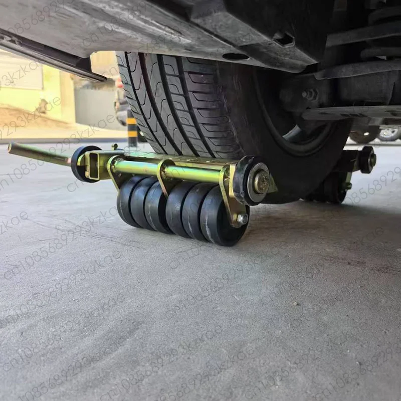 Universal Car Wheel Dolly Vehicle Mover Skate - Manual Parking Recovery Tow Shifter Tool for Auto Positioning & Moving