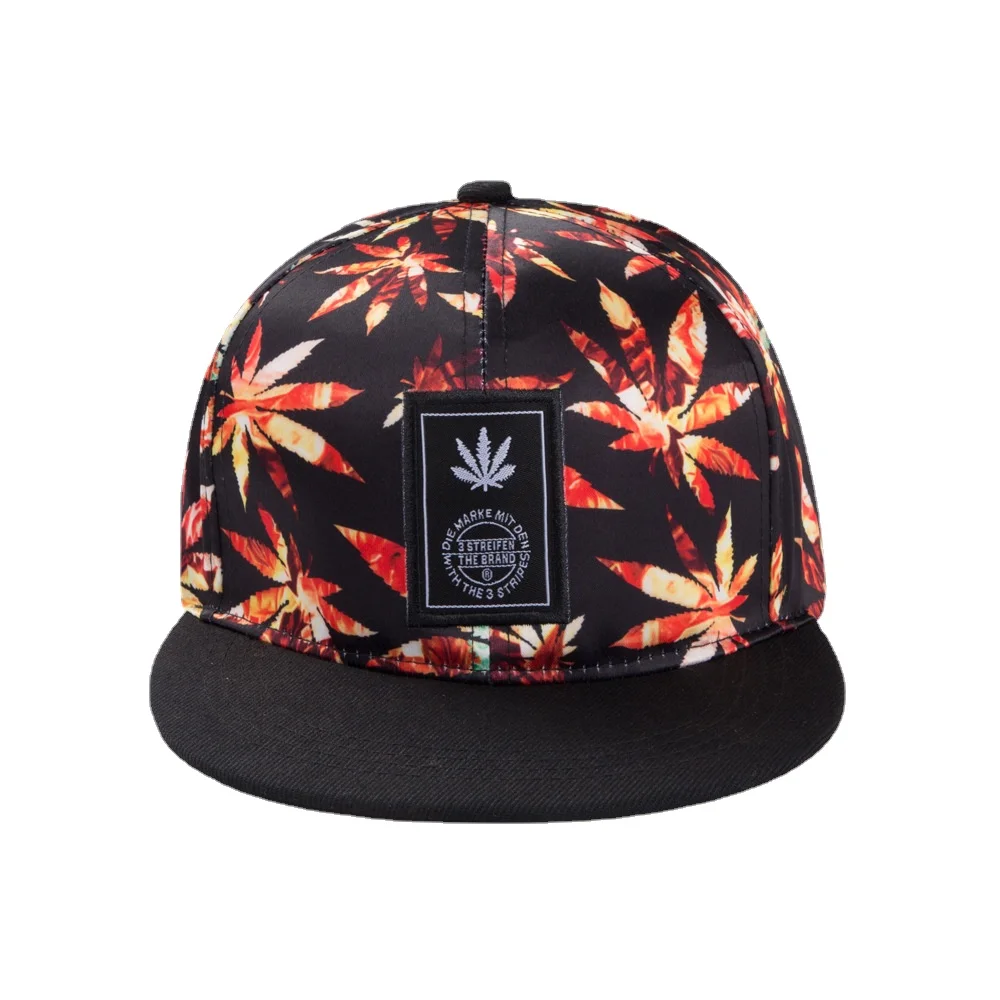 Hats for Men Cotton Maple Leaf Embroidery Cap Men's and Women's Outdoor Hip Hop Sunscreen Baseball Caps Gorros  Hiphop şapka