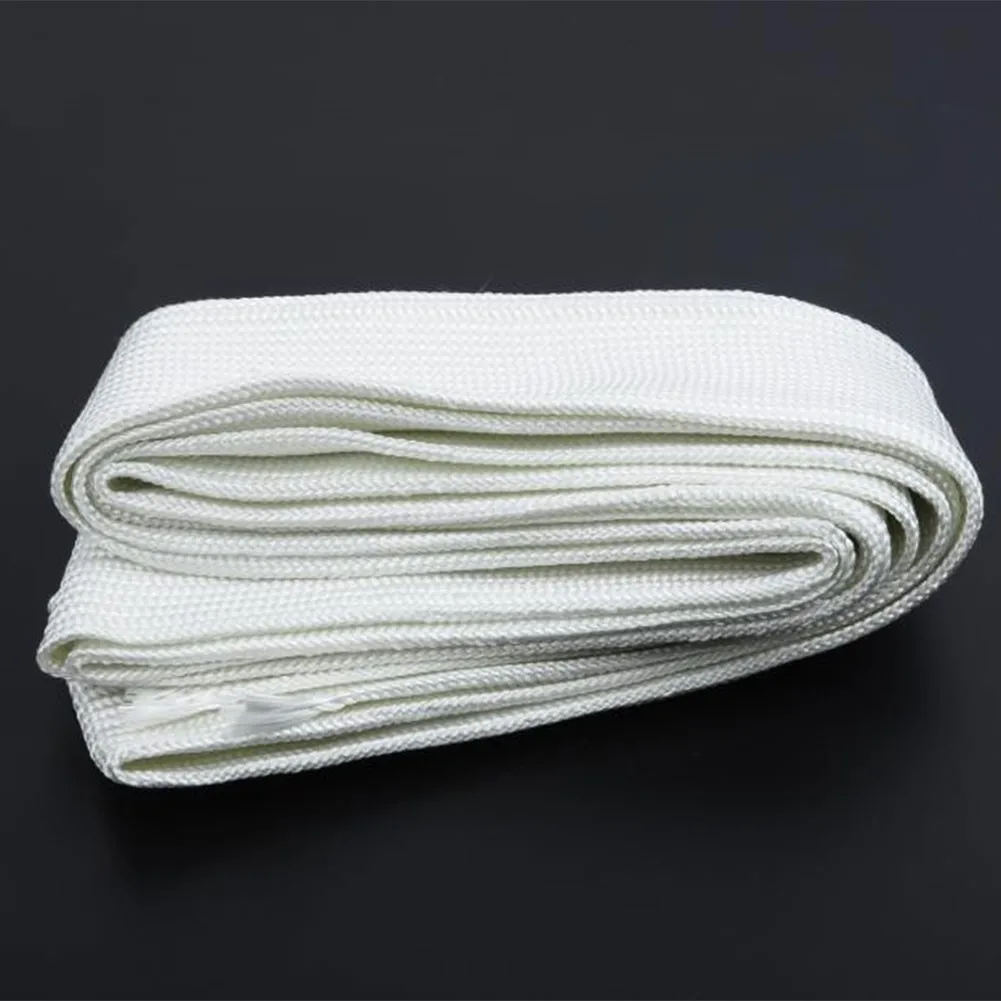 

High Temperature Hose Lagging Auto Heating Insulation Lagging White Parking Heater Hose Protects Against Burns