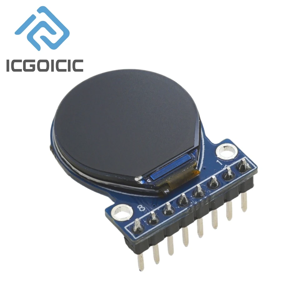 8PIN 0.71-inch TFT Display GC9D01 Small Screen 160x160 Module LCD Full Viewing Angle SPI Color Screen