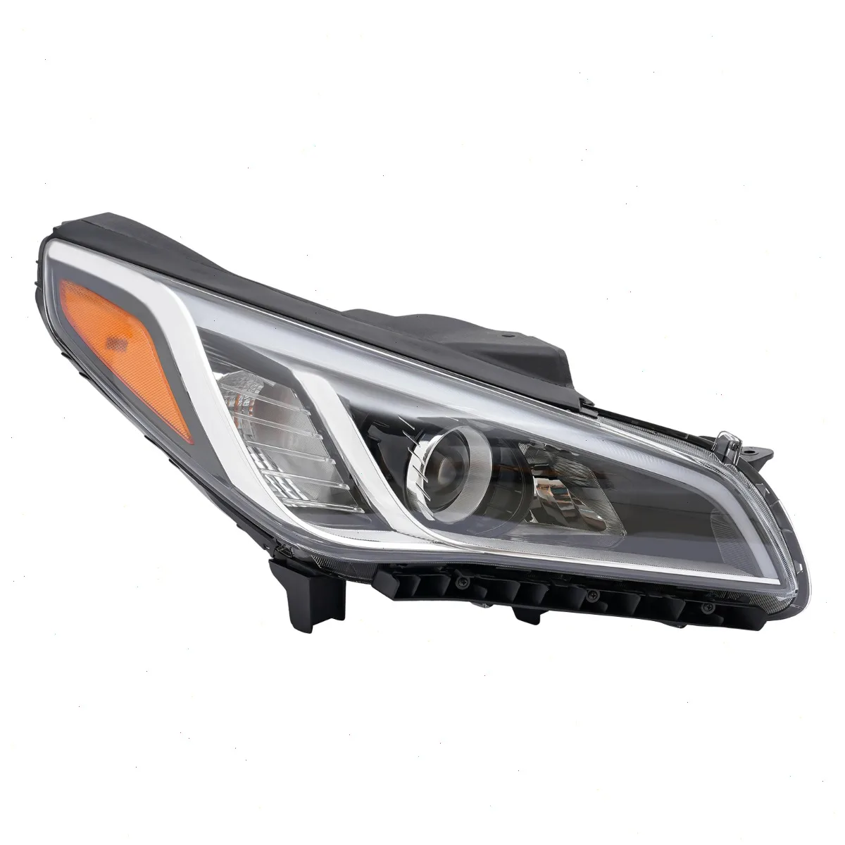 Halogen Headlight , Left/ Right Front Lamp Assembly Chooses , Waterproof Car HeadLight for 2015-2017 Hyundai Sonata ECO / SE / Sport 2.4L | OE: HY2503183 | Interchange Part Number :209595001