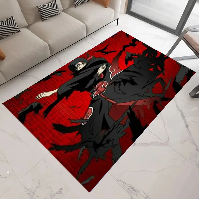 Cartoon  I-Itachi Carpet for Living Room Bedroom Home Sofa Decoration,Kids Play Area Rug Non-slip Floor Mat