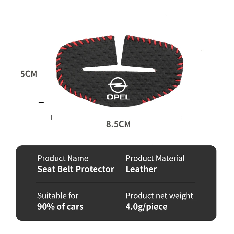 Car Accessories Seat Belt Buckle Anti-scratch Protector Cover For Opel Corsa Astra Insignia Vectra Zafira Meriva Mokka Grandland