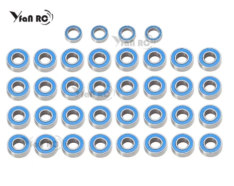 

36 шт., набор стальных подшипников для Tamiya GF-02 GF02