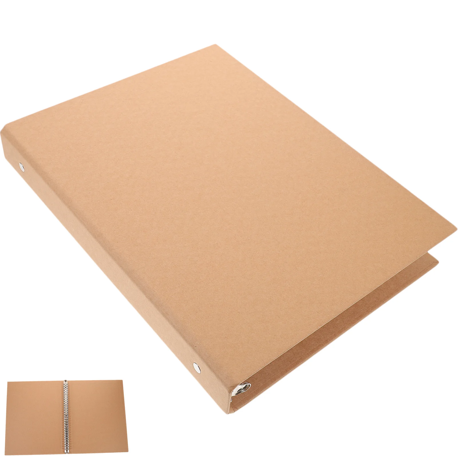 1 قطعة كرافت ورقة الموثق غطاء A4 حلقة الموثق دفتر قذيفة فضفاضة ورقة ملزمة المفكرة الحال بالنسبة للمدرسة مجلة مخطط #5