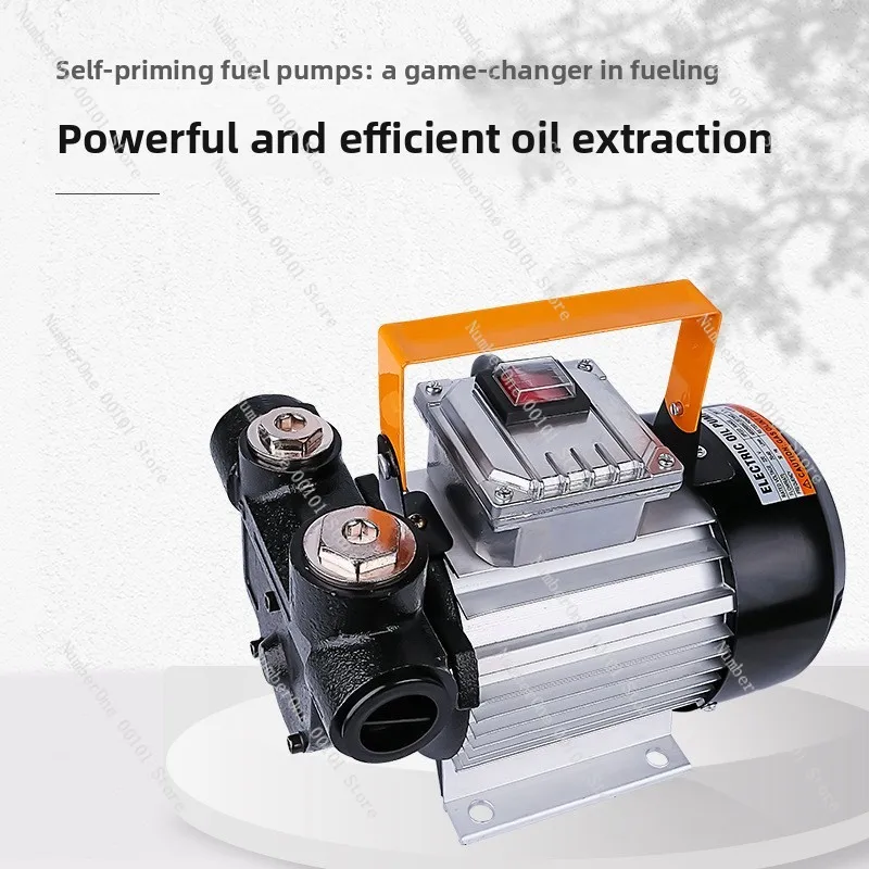 Electric oil pump - 1 inch, 220v, high power, high flow, self-priming oil pump