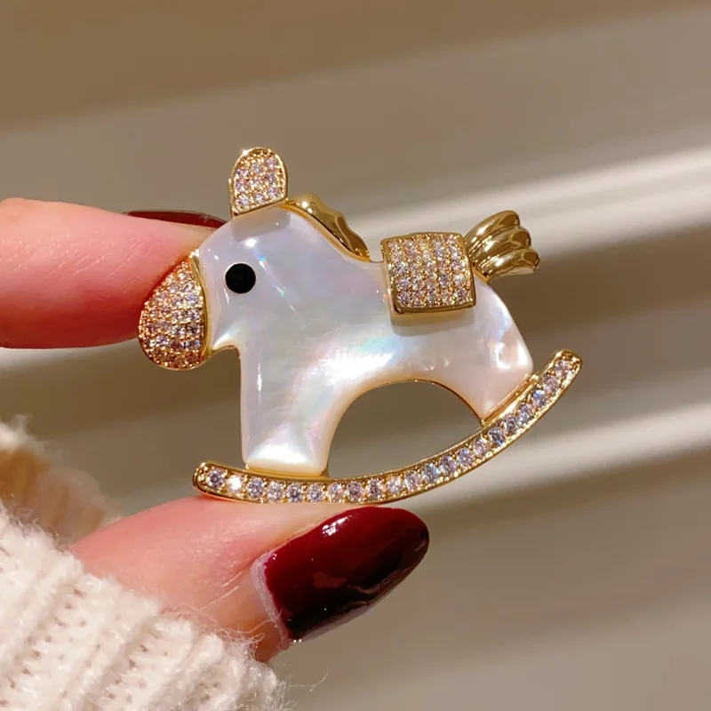 Cute Rainbow Unicorn Brooches For Women Cute Coat Dress Clothes Accessories Clip Pin Buckle Gold Color Fashion Jewelry image 5