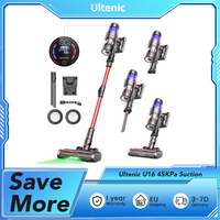 Ultenic U16 Flex Cordless Vacuum Cleaner 45KPa Suction 60min Runtime, 180° Flexible Wand, Anti-Tangle Brush, Wall Mount Charging