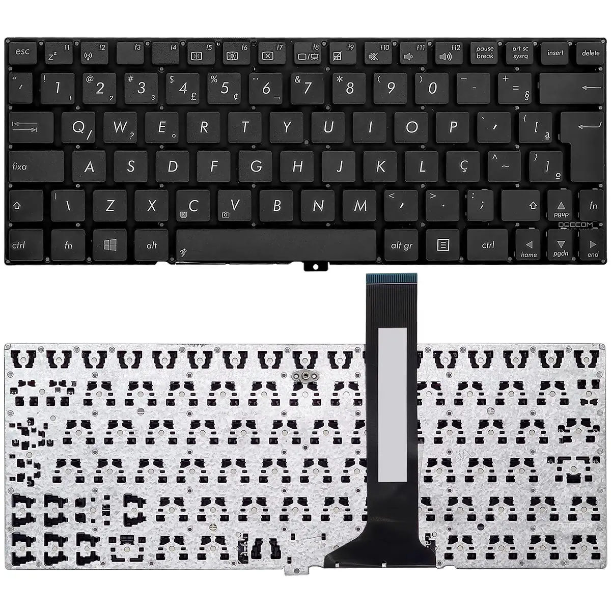 Netbook Asus Vivobook X102 X102b X102ba R102 R102e R103 R103b R103ba Black BR Compatible Keyboard