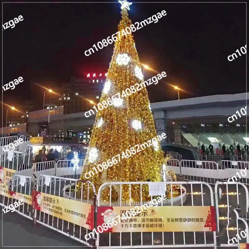 Large Frame Christmas Tree New 6/8/10/12 Meters Outdoor Christmas Luminous Decoration Shopping Mall Hotel Layout