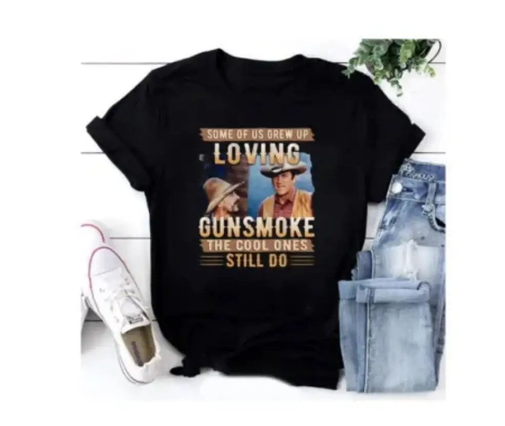 Some Of Us Grew Up Loving Gunsmoke T Shirt new anniversary