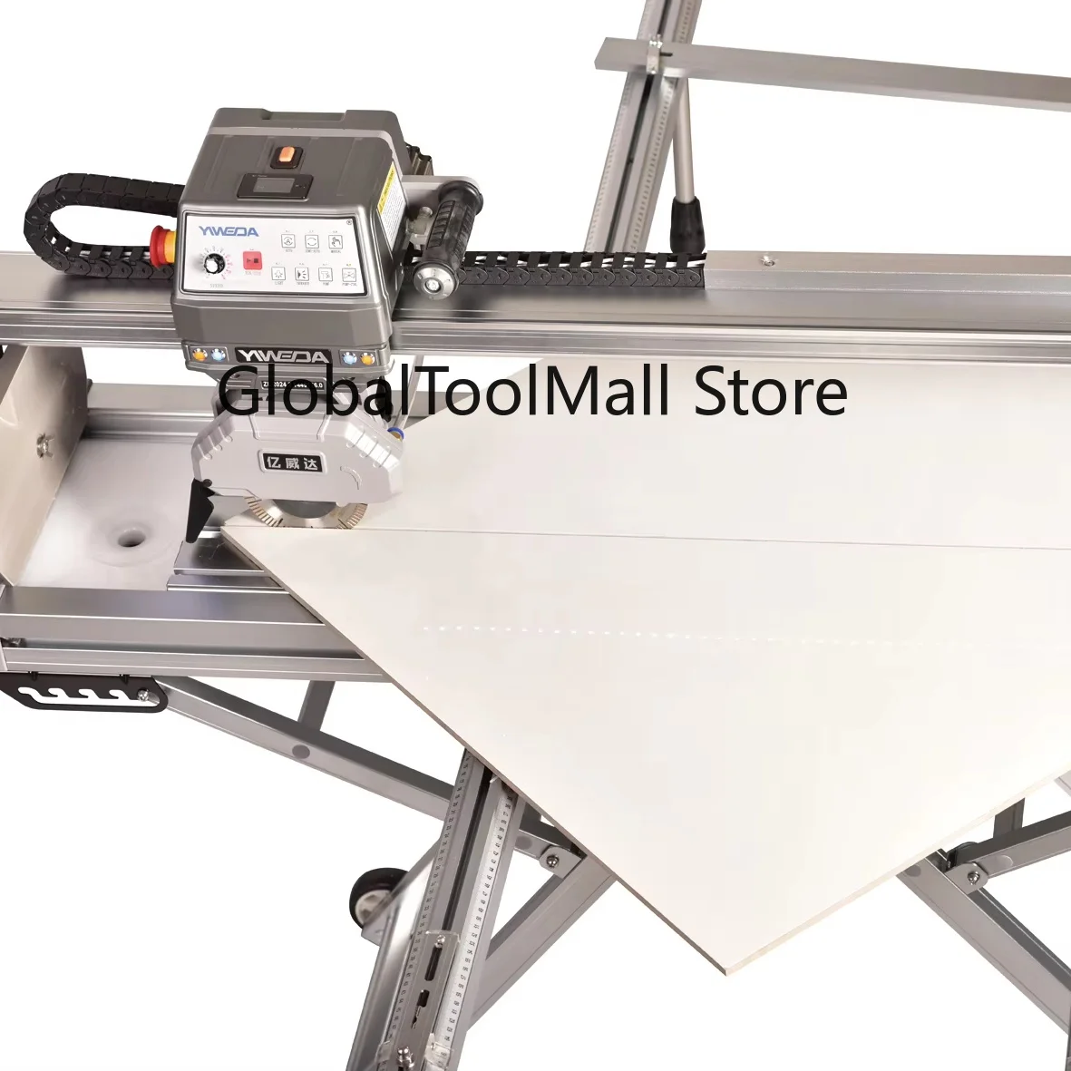 Fully Automatic Stone Cutting Machine Portable Electric Tile Ceramic Cutting Machine YIWEIDA QL-ZD-1200 Electric Tile Cutter