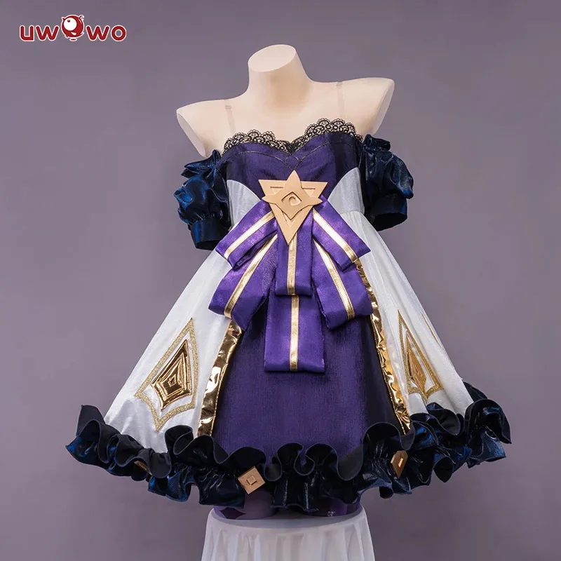 

LQUWOWO LOL Gwen Cosplay Costume League of Legends The Hallowed Seamstress Battle Lolita Dress Gorgeous