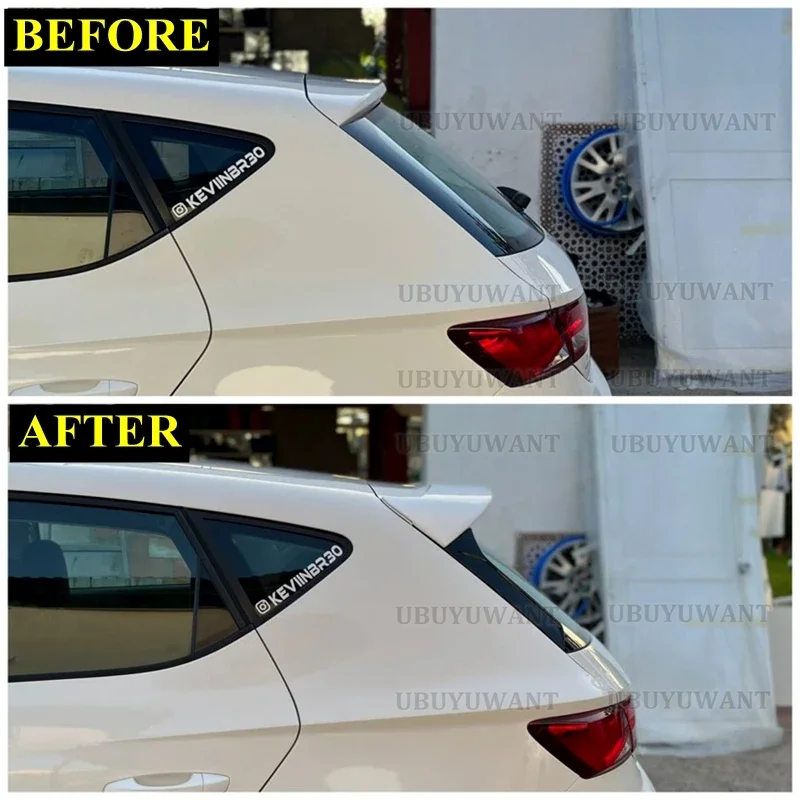 Top Spoiler For Seat LEON MK3 5F FR Style Hatchback Spoiler 2012 - 2020 Seat Leon Cupra 5f Mk3 Lip Spoiler Wing view 2