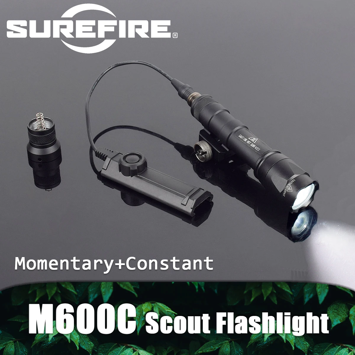 

Тактический фонарь Surefire M600 M600C: Мощный фонарик с кнопочным переключателем и двойной функцией, совместимый с 20-мм планкой, светодиодный фонарь SF Scout