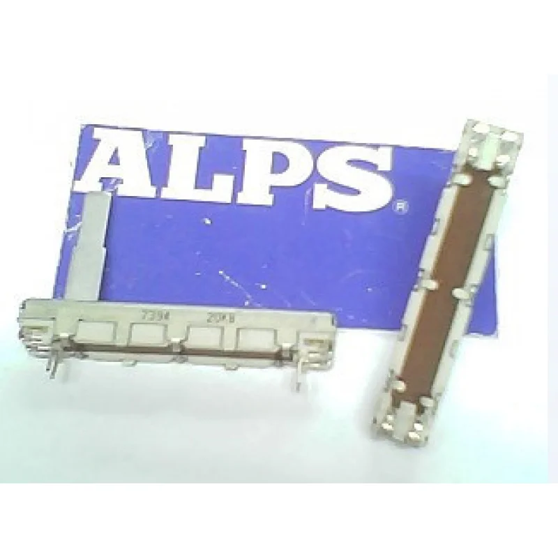 5 uds ALPS 4,5 potenciómetro deslizante 20ka * 2 con eje de grifo 10mm 4 pines-Potenciómetros 398