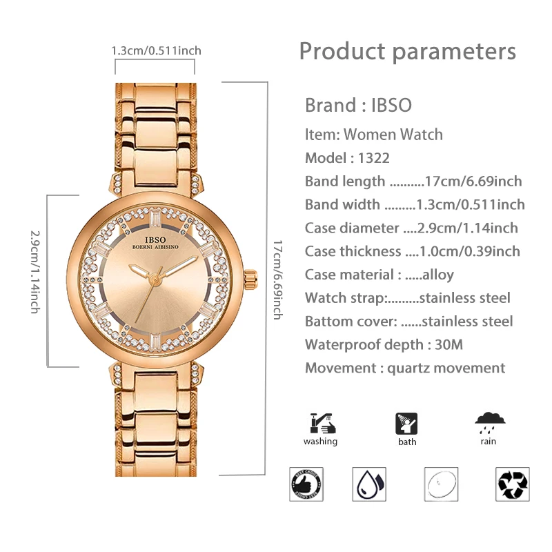 Luxury Brand Women Watches Golden Steel Small Dial Waterproof Fashion Hand Clock Female New Elegant Ladies Wristwatches Green