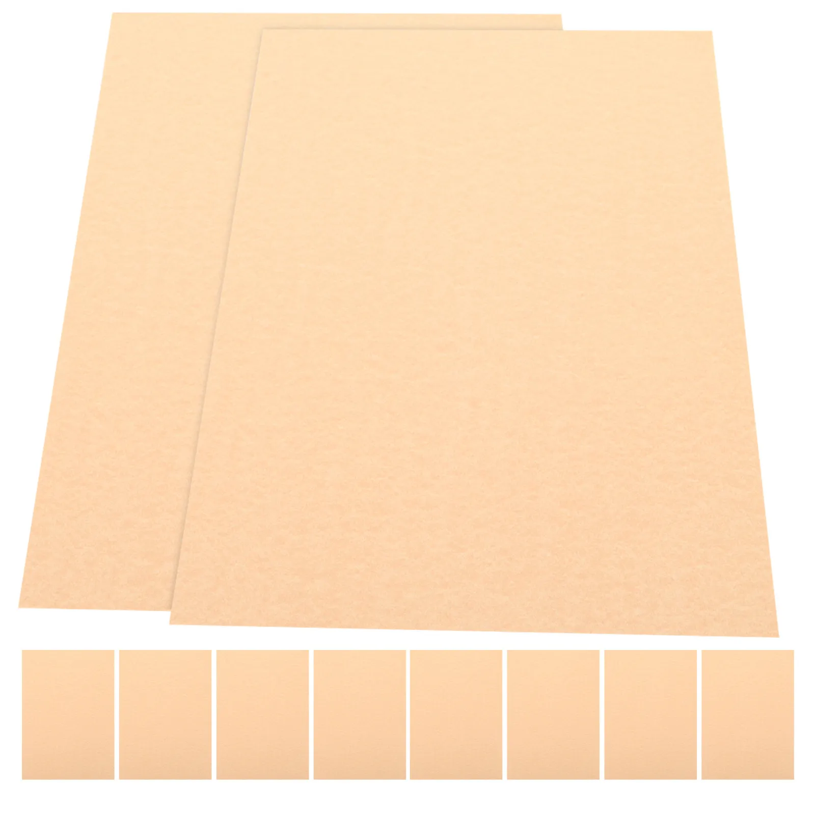 10Pcs Retro Vintage Parchment Paper Sheets Handmade Textured Paper for Invitations Certificates Craft Flower Wrapping