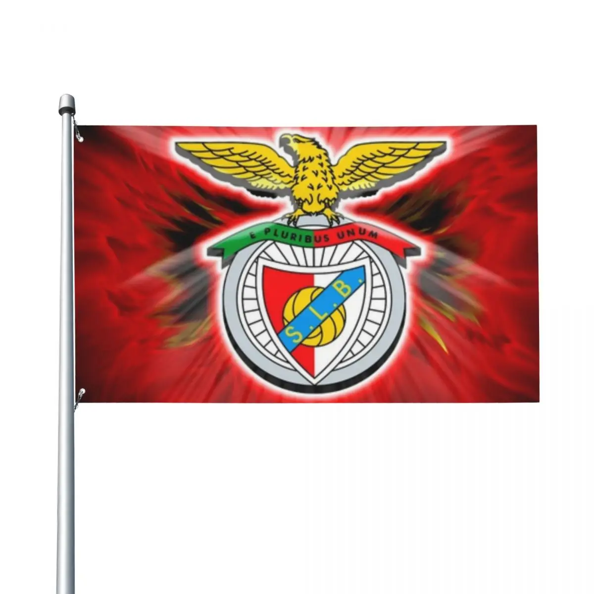 Sl Benfica Outdoor Decorative Flags Party Sun-Resistant Rain-Resistant Wrinkle-Resistant Not Easy To Fade Quick Dry Home Decor