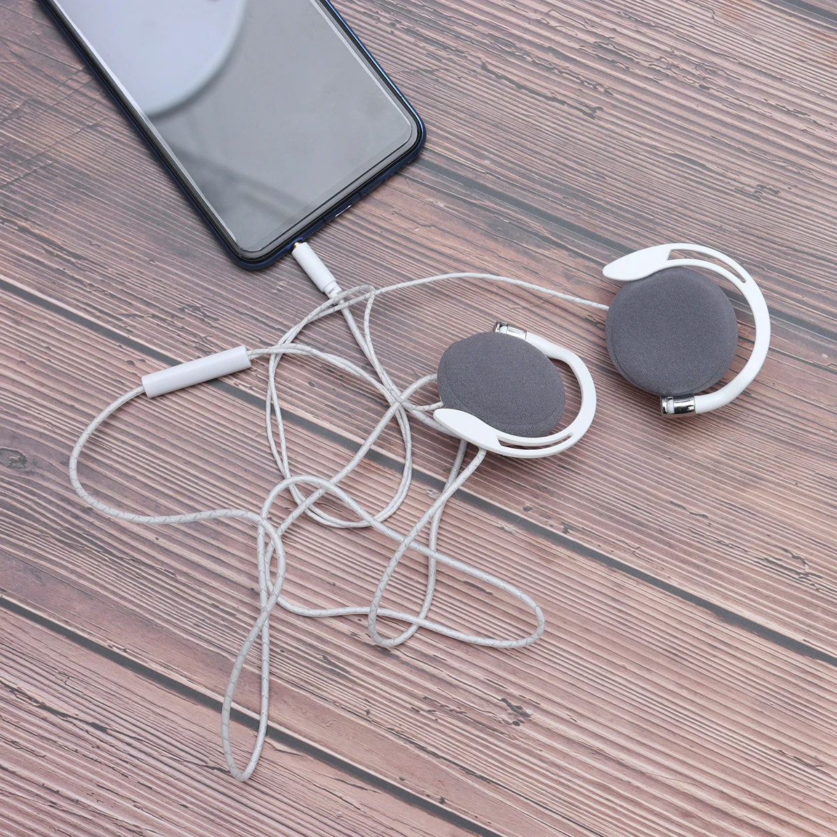 

Sports Headphone Supraaural Earphone Neck Hanging Wired Subwoofer Headsets Lightweight Comfortable Anti Sweat Long Wear
