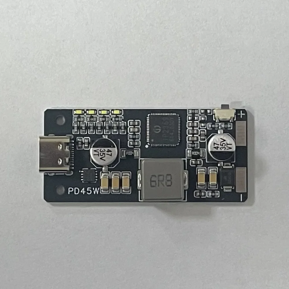 2-6S PD45W Lithium Battery/Lithium Iron Phosphate Battery Charge/Discharge Module QC2.0/QC3.0/QC3.0+ Output Fast Charging Type-C
