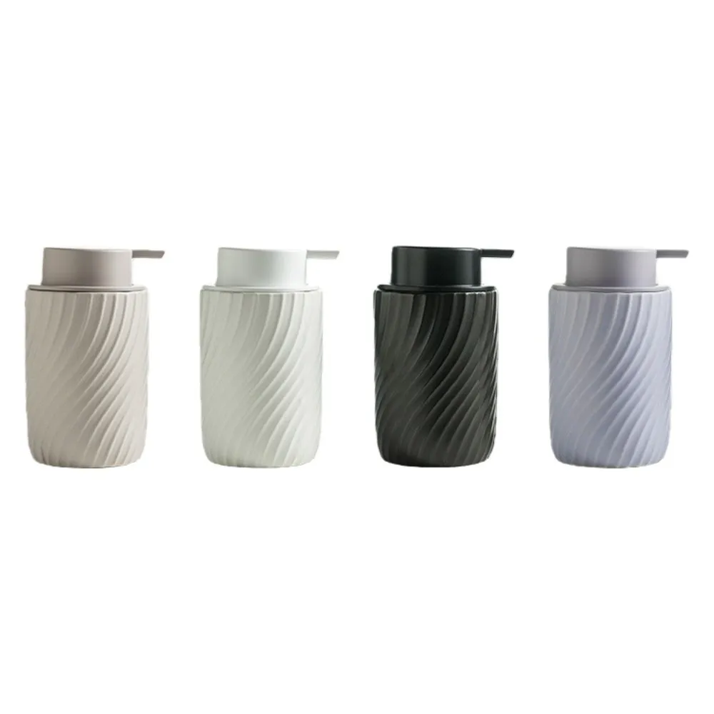 Garrafa de espuma de mousse cerâmica imprensa vazia bolha bomba de espuma garrafa simples recarregável garrafa de distribuição de líquido suprimentos do banheiro