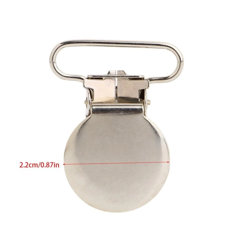 

J15U 10 Pack Pacifier Suspender Clips Firmly and Safety Wholesale Round (22mm)