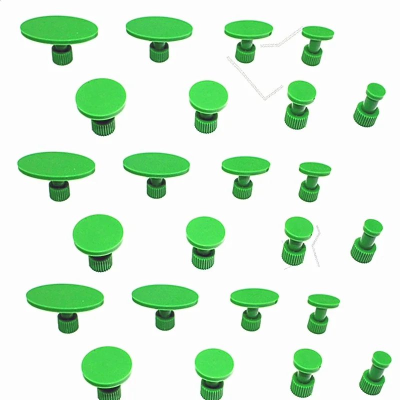 24PCS Green Glue Tabs Dent Puller Removal Tool for Auto Paint-Less Dent Repair Glue Tabs for Car Body Repair Tool-A46I