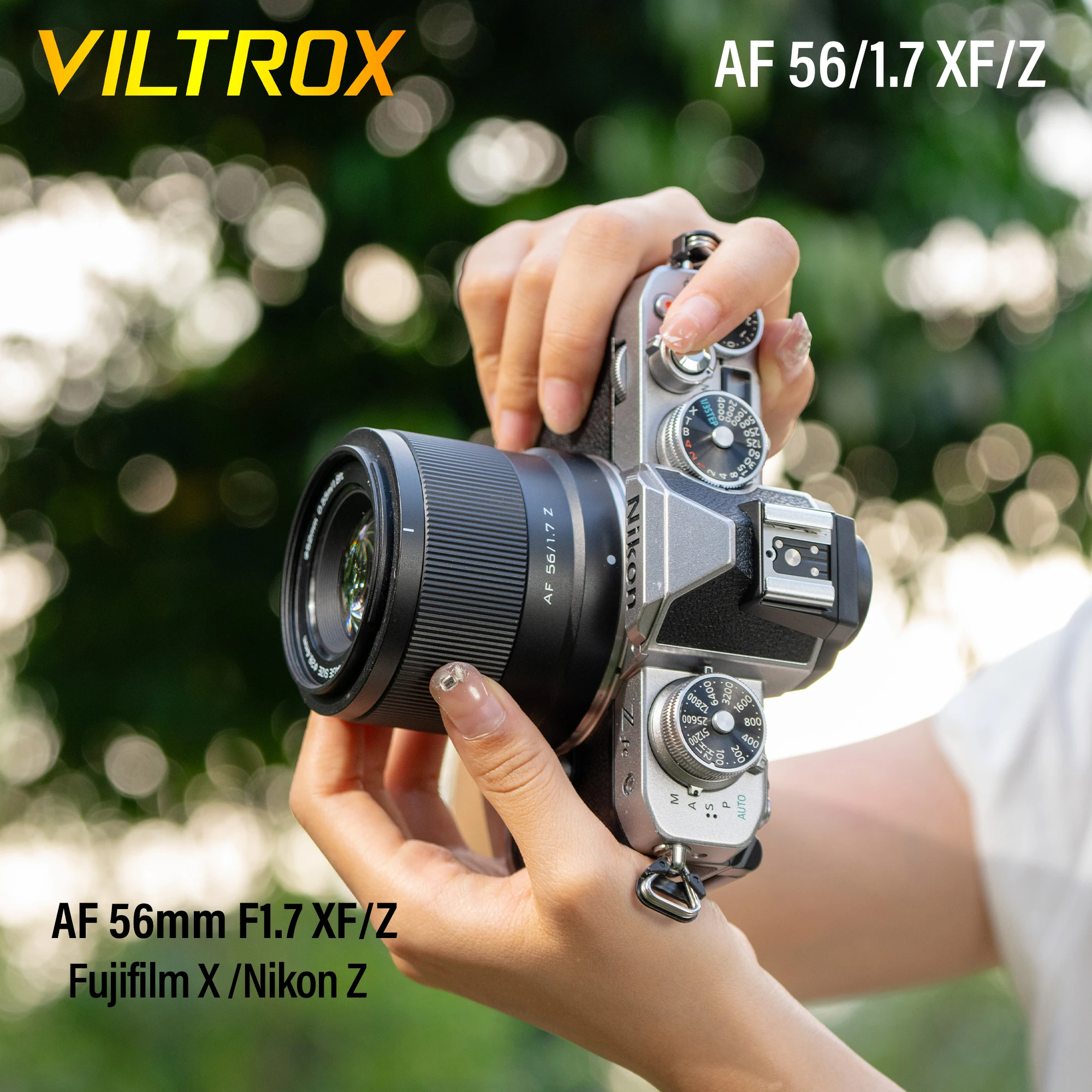 VILTROX 56mm f1.7 Fuji X Lens Nikon Z Mount Lens Auto Focus Portrait APS-C Lens For Fujifilm X Mount Camera X-T4 X-T5 T200 Z30