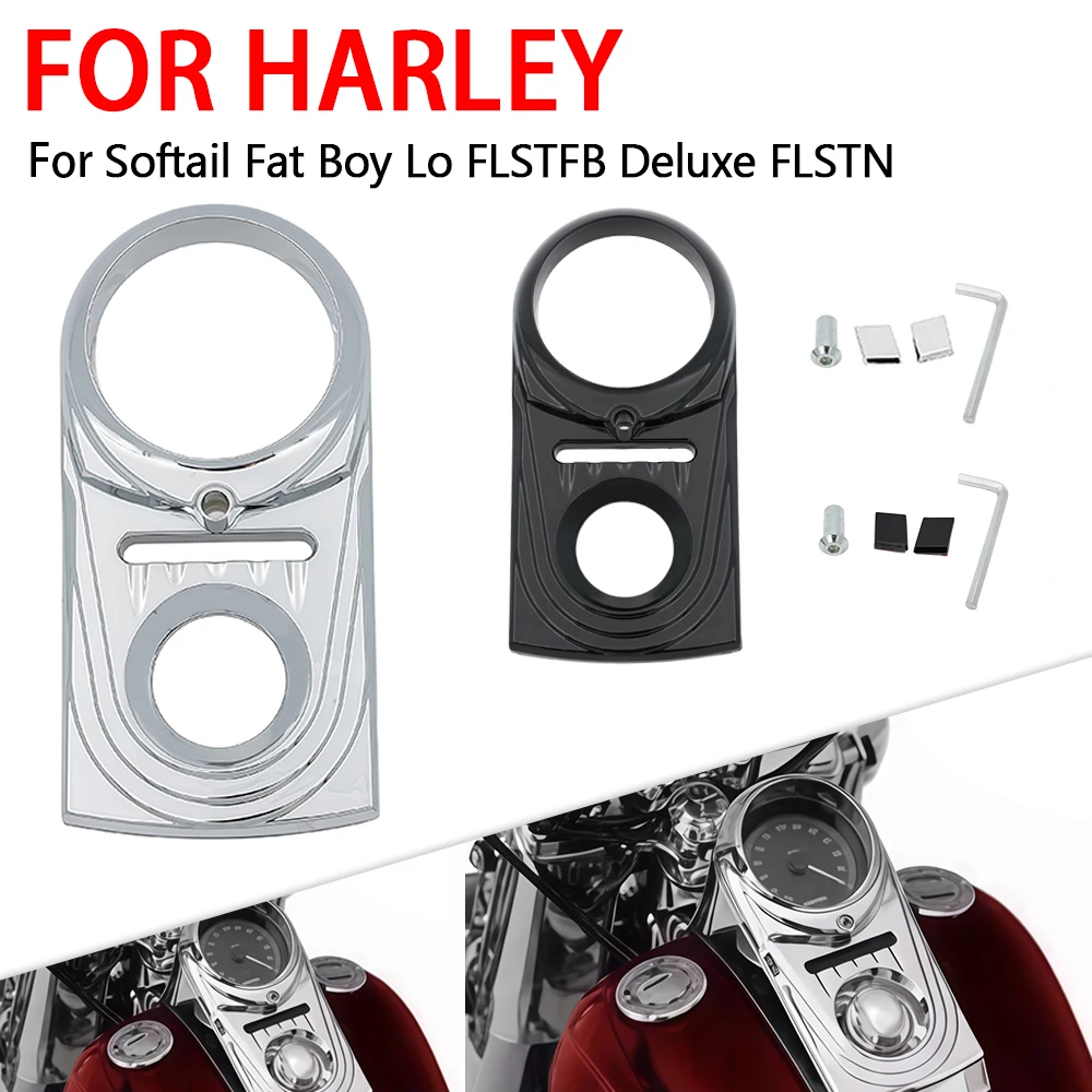 

Крышка приборной панели топливного бака, вставка в панель приборов, запчасти для Harley Softail Deluxe, Fat Boy, Heritage Softail Classic