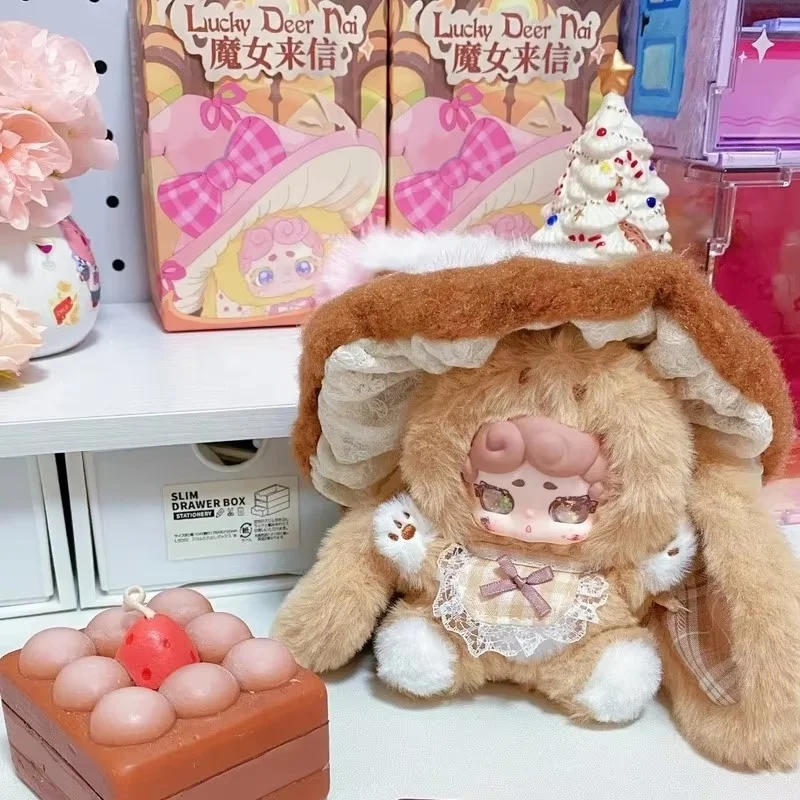 

100% Genuine Lucky Deer Nai Letter From Witch Series Vinyl Blind Box Trendy Cute Toy Collection Pendant Birthday Christmas Gifts