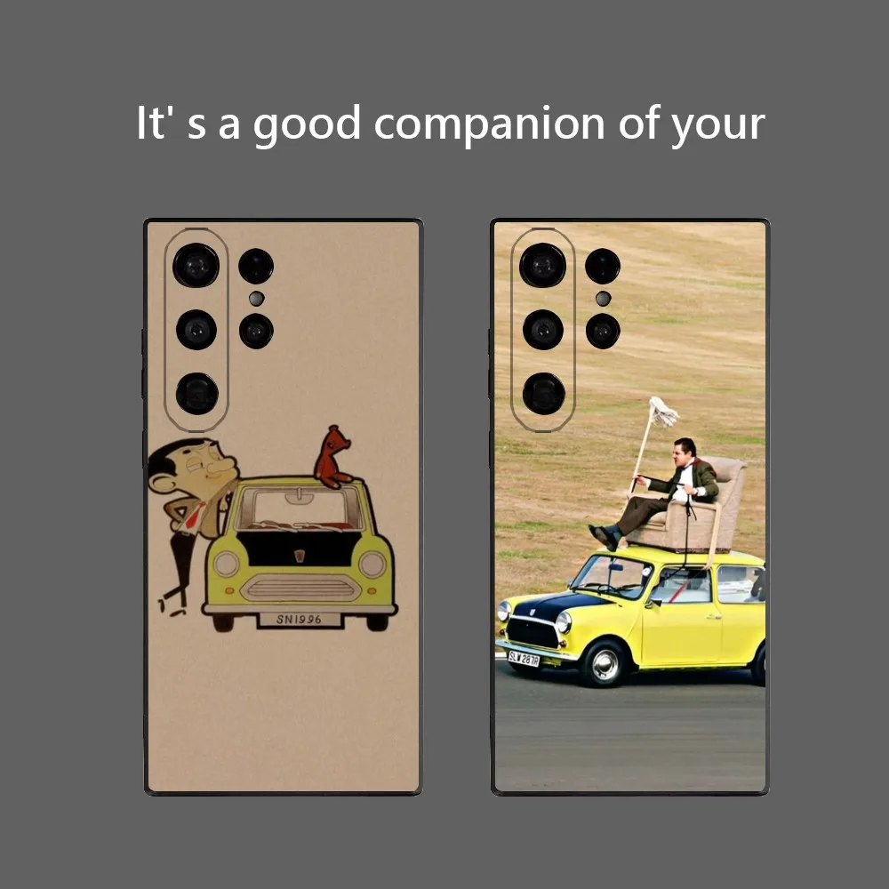 Funny Mr B-BeanS Phone Case For Samsung Galaxy S25 Ultra S22 S23 S24 Ultra S21 S20 5G Protective Soft Silicone TPU Funda