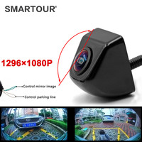 Smartour CCD Car Rear View Camera Fisheye Lens Black Metal Shell With Parking Line HD Night Vision Car Electronic Accessories