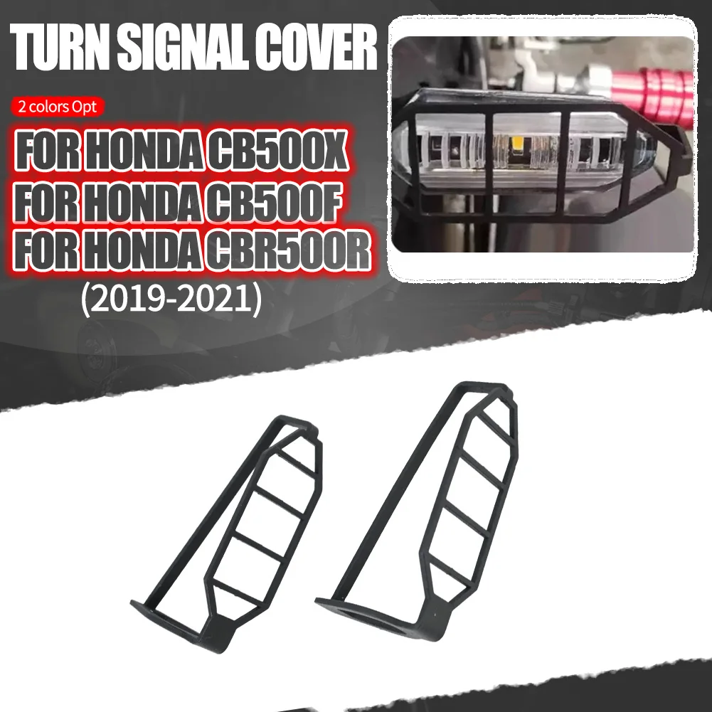 Motorcycle Modification Turn Signal Cover Turn Signal Protection Shell For Honda CB500X CB500F CBR500R 2019-2021
