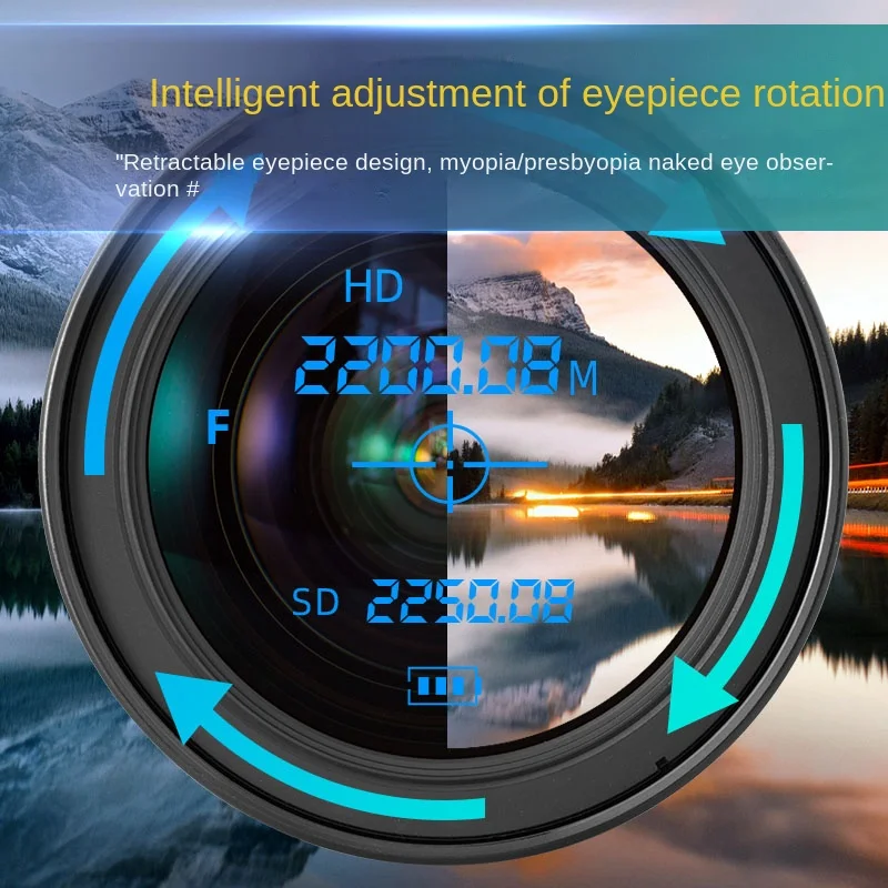 Applicable to Centimeter Bdl2000x Laser Ranging Telescope Range Finder Height Measuring Belt App Power Forestry