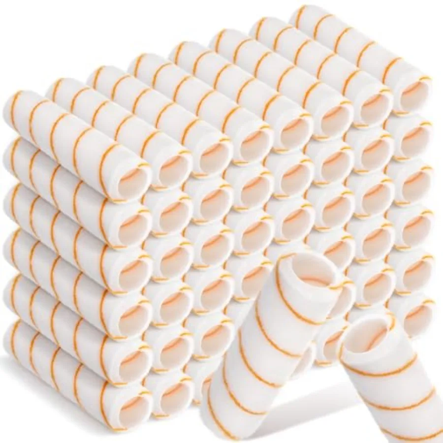 

48 Pcs Paint Roller Covers 9" x 3/8" Nap Microfiber Paint Roller Covers Bulk Refills Rollers for Painting House Painting Supplie