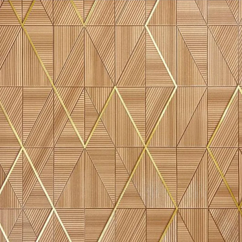 Modern Simple Stripe Wallpaper Waterproof Non Self Adhesive Living Room Hotel Wall Decoration Wallpaper Factory Wholesale
