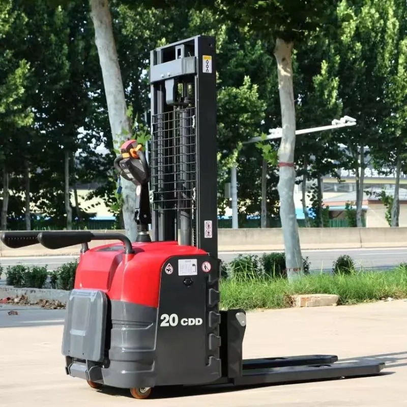 Electric Semi-electric Stacker Cranes Lifts Pallet Forklifts Solid Tire Trucks Loading Unloading RWD Lead-acid CDD-20