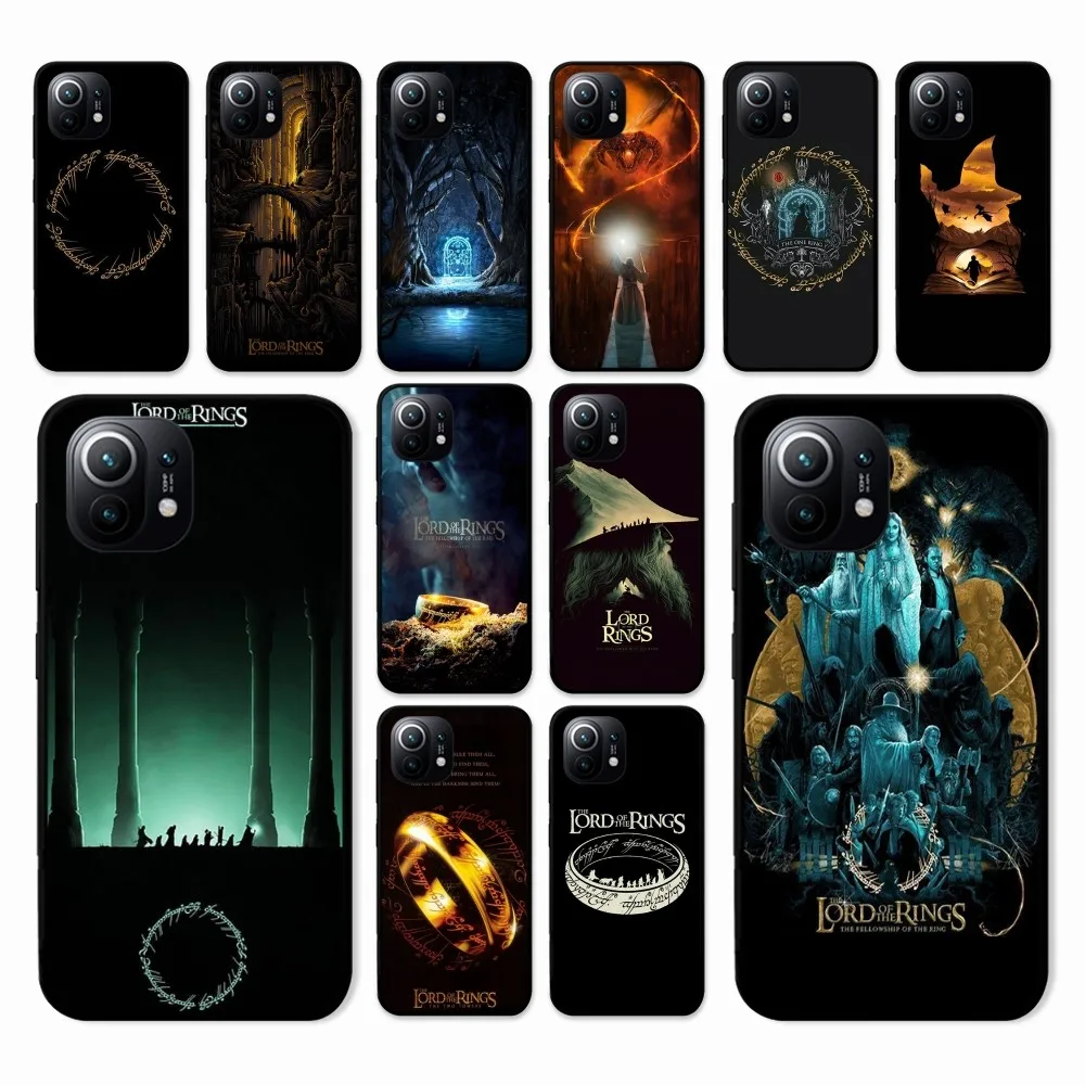 The L-Lord Of The R-Rings Phone Case For Xiaomi Mi 5X 8 9 10 11 12 Lite Pro 10T PocoX3pro PocoM3 Note 10 Pro Lite