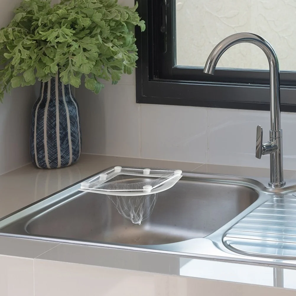 

300Pcs Elastic Sink Strainer Mesh Bags Effective Residue Catcher Simple Design for Kitchen Drains Kitchen Sink Filter Bag