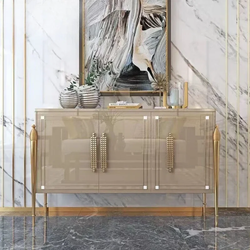 

Light Luxury Italian Industrial Style French Modern Light Luxury Shoe Cabinet Edge Cabinet Light Luxury High-end Xuan Cabinet