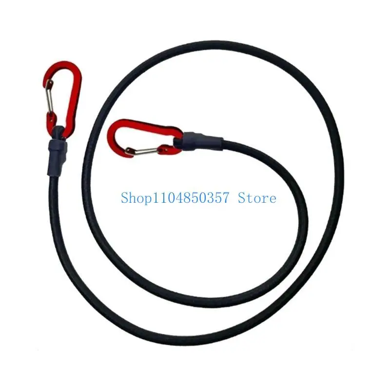 652F 60cm/90cm/120cm Luggage Strap Elastic Tie Strap Tension Rope Expander with Hook