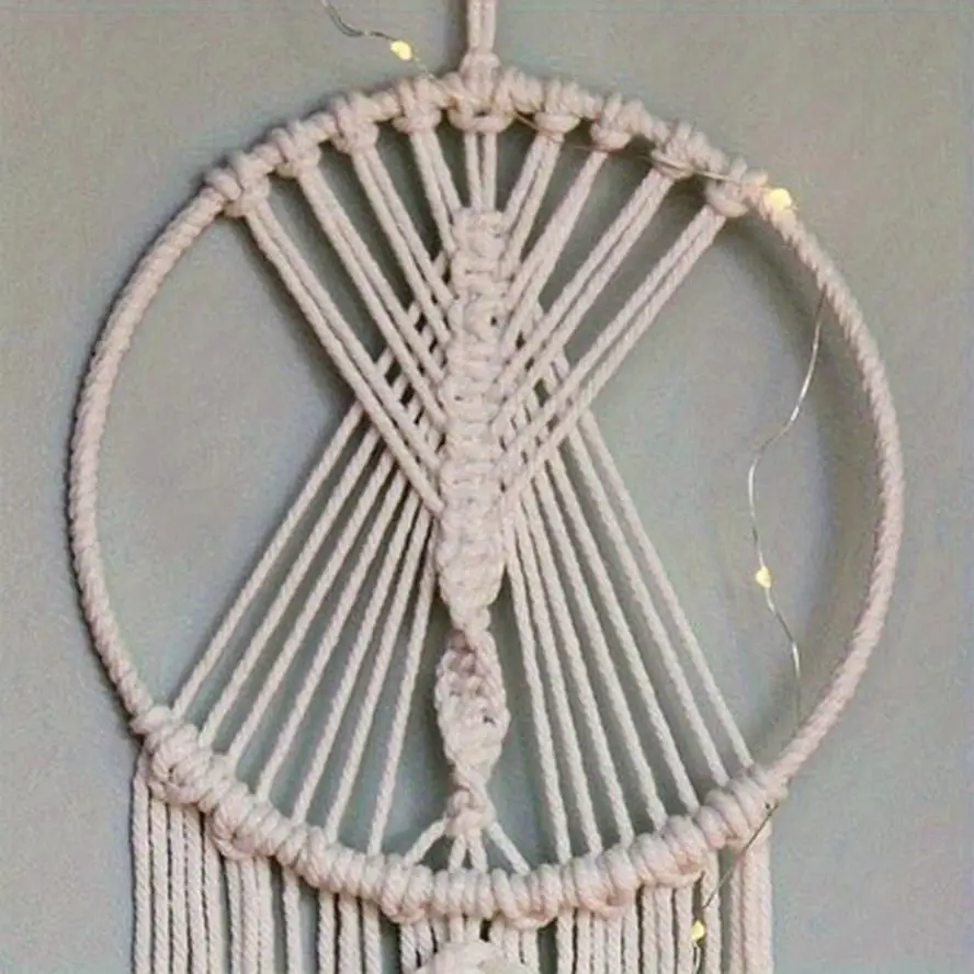 Macrame Tapestry Wall Boho Decor Leaf Macrame Wall Hanging Room Decoration Dorm Room Home Decor Gift Decorations And Ornaments
