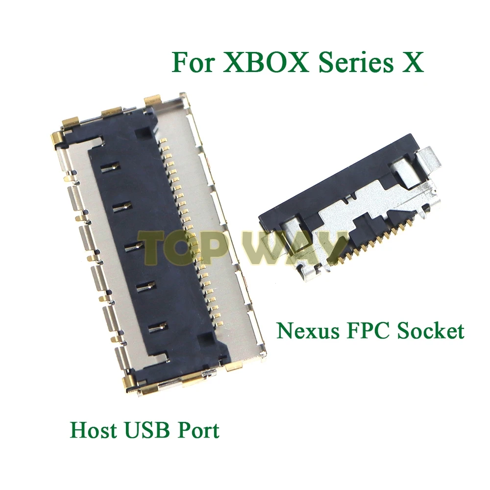 

3PCS For Xbox Series X Power Connector For NEXUS FPC Repair Part For XboxSeries X Console USB Port