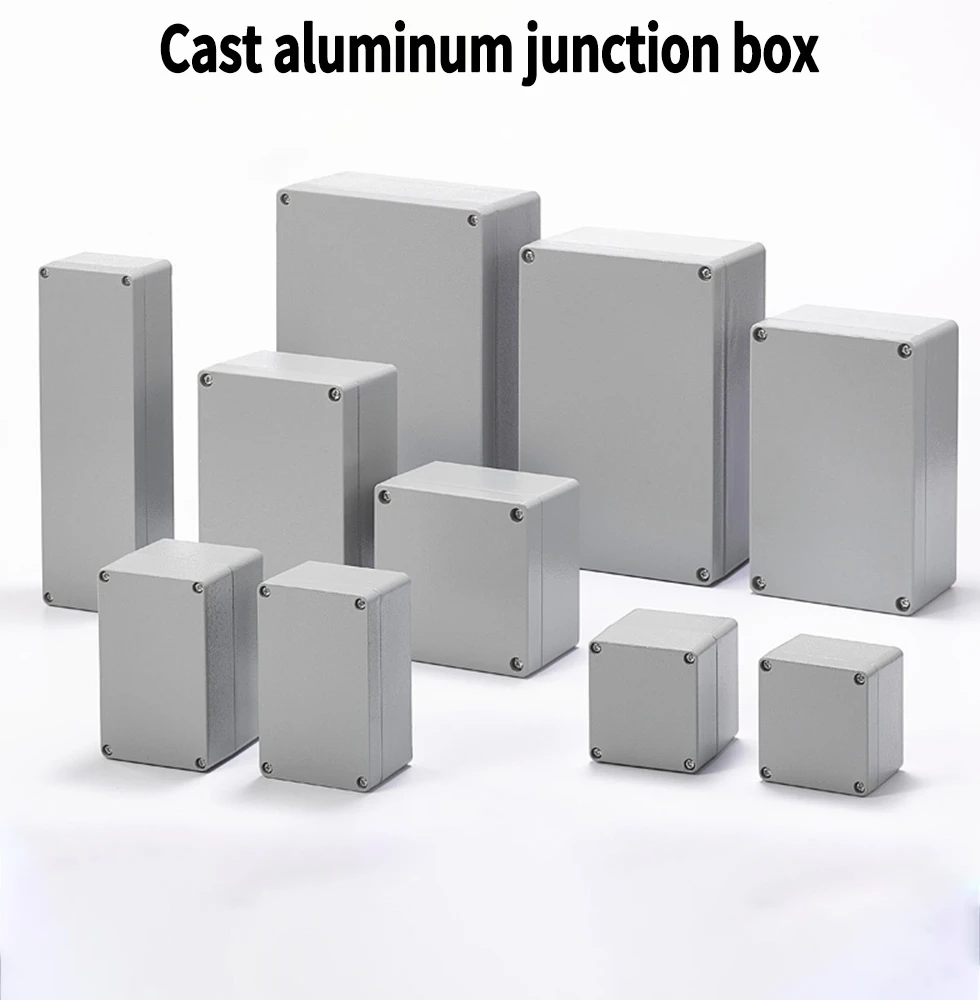 Cast aluminum junction box metal button box power box aluminum alloy wire box indoor and outdoor waterproof box terminal box