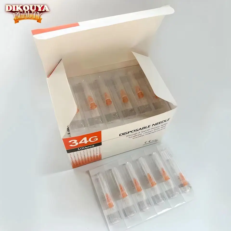 

Disposable Needle Sterile Painless Needle 34G 4mm 6mm 8mm 13mm 100pcs/box