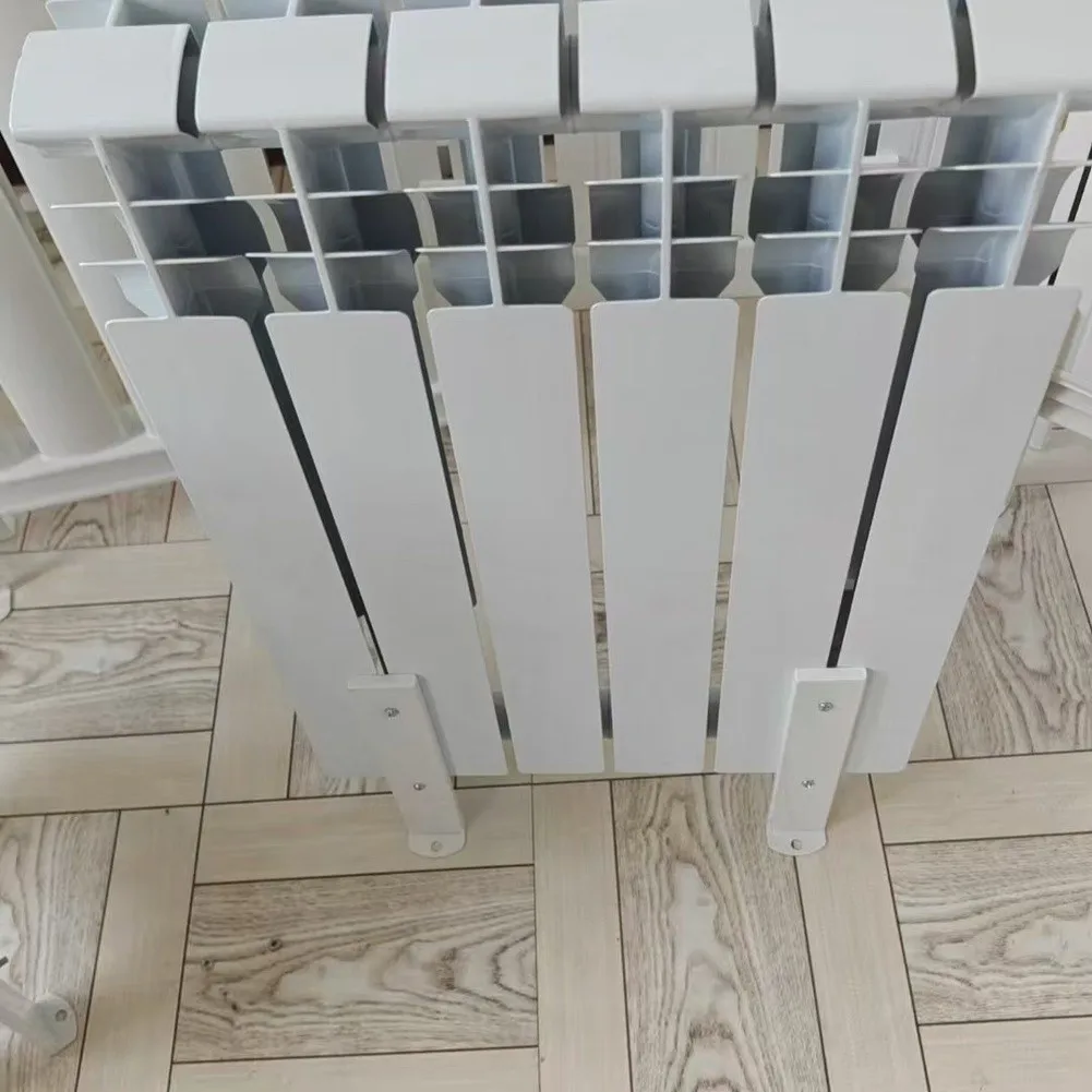Die Cast Aluminum Radiator Floor Bracket Electric Radiator Support Frame Heavy-Duty Mounting Base For Heating Equipment Hardware